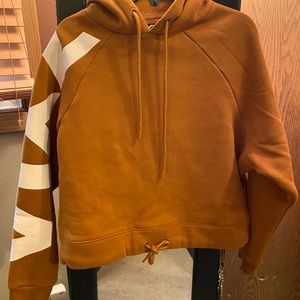 Camel ZYIA Sleeve Hoodie